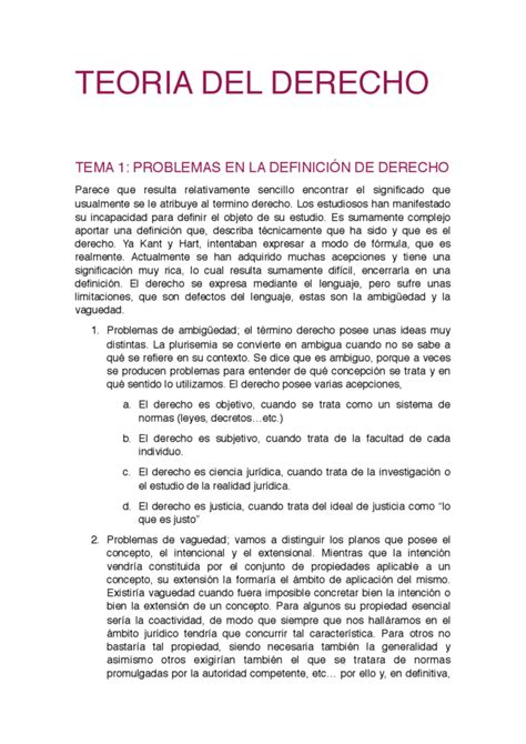 Descubre Qué Es La Teoría Del Derecho Y Su Importancia En La Actualidad