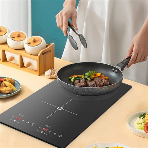 Buy VBGK Double Induction Cooktop Inch Portable Induction Cooktops Double Burners Hot Plate