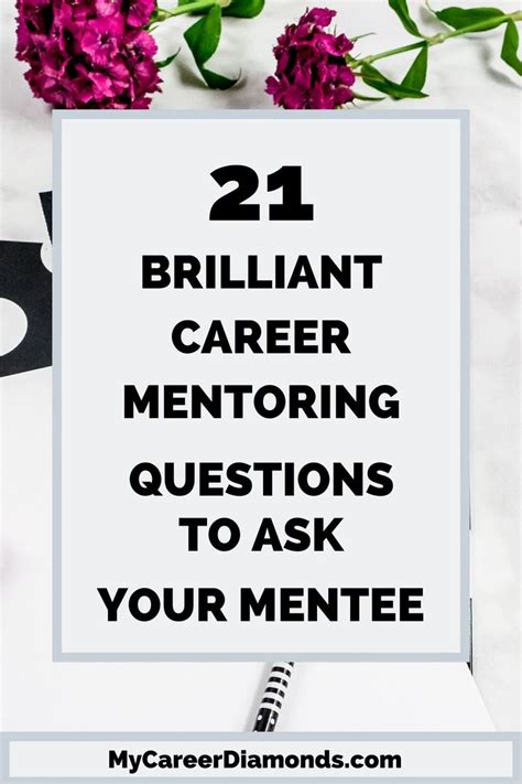 Brilliant Career Mentoring Questions To Ask A Mentee Mentor