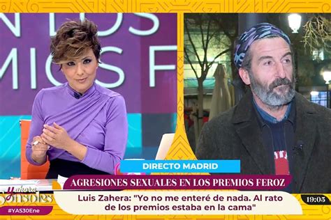 El Enfado De Luis Zahera Con Sonsoles Nega Por Preguntarle Por Las