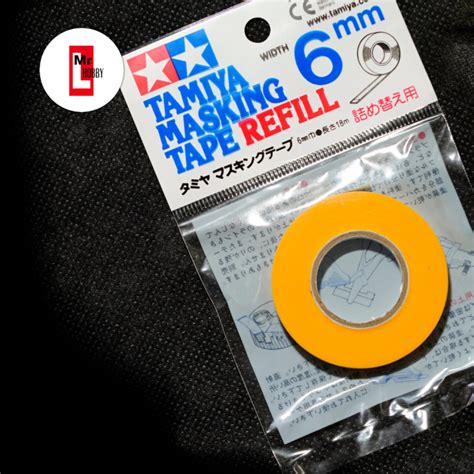 เทปบังพ่นสี 6 มิล ทามิย่า Tamiya 87033 Masking Tape Refill 6mm Lazada