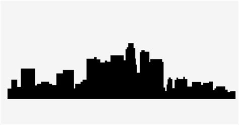 This Is A Free Svg Vector File Featuring Los Angeles Skyline Get This