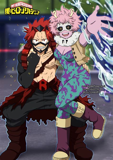 Bnha Cm Eijiro Kirishima X Mina Ashido Kirimina By Effasempai On Deviantart My Hero Academia