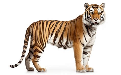 Premium Photo | Majestic Bengal Tiger Showcasing Its Vibrant Striking ...