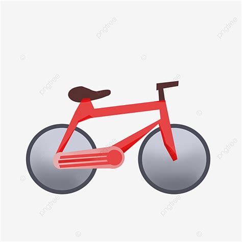 Ilustração De Bicicleta Vermelha PNG Bicicleta Vermelha Bicicleta