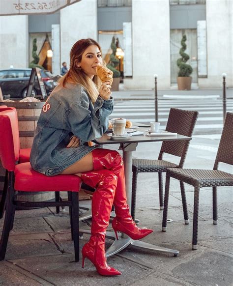 Red Patent Thigh High Boots Thighhighbootsstyles Boots Red Boots