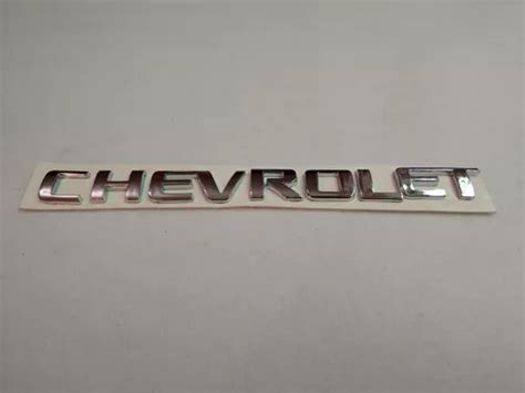 Emblema Chevrolet Letras Meses Sin Intereses