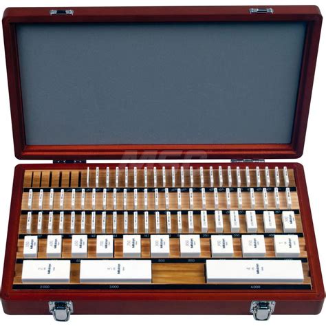 Mitutoyo Gage Block Set 0 101 To 0 149 Range 81 Pc Ceramic MSC