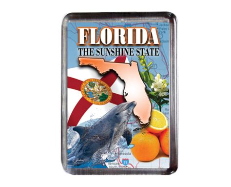 Florida Magnet Acrylic Montage Jenkins Enterprises