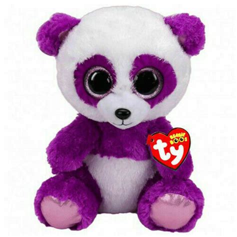 W F L Ty Beanie Boom Panda 15 Cm Glitter Eyes Boos Glubschi For Sale Online Ebay