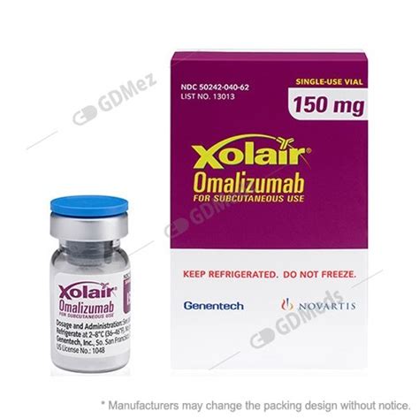 Xolair 150mg Injection - GDMedz