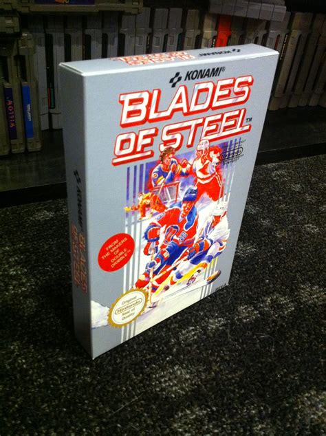 Nes Blades Of Steel Boxbox My Games Reproduction Game Boxes