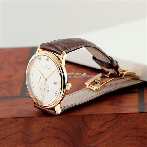 Blancpain Villeret Ultra Slim Mens Watch Unisex Manual Winding Rose