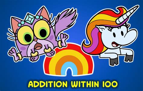 Addition Within 100 Game Rainbow Maker Mindly Games