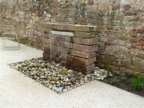 Garten Wasserfall Mauer Naturstein ähnliche tolle Projekte und Ideen