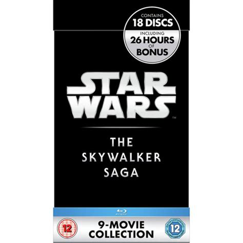 Star Wars The Skywalker Saga Complete Collection Blu Ray Dvds