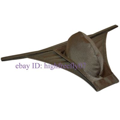 Men Shiny Enhance Bulge Pouch String Briefs Underwear Hipster Guys Bikini Trunks Ebay