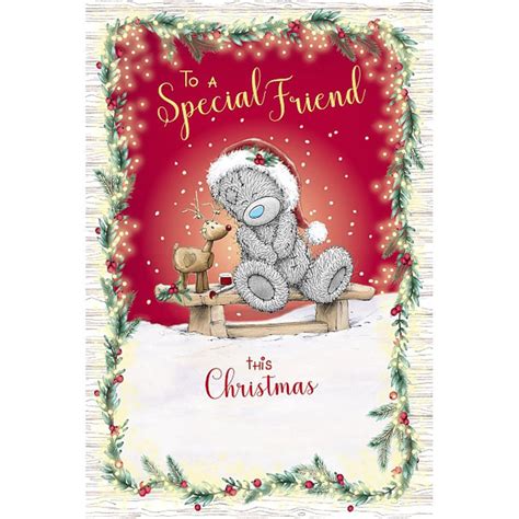 To A Special Friend Me To You Bear Christmas Card Xsm01104 Me To You Bears Online Store