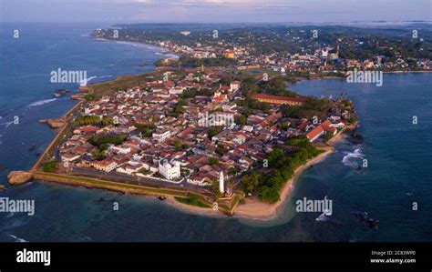 Beautiful Aerial View Of Galle Fort In Sri Lanka Stock Photo Alamy