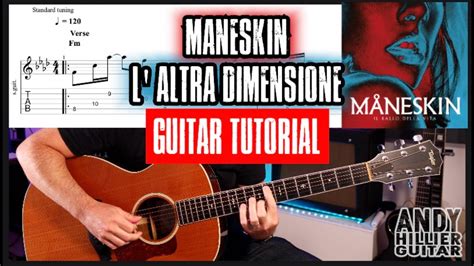 Måneskin L Altra Dimensione Guitar Tutorial Youtube