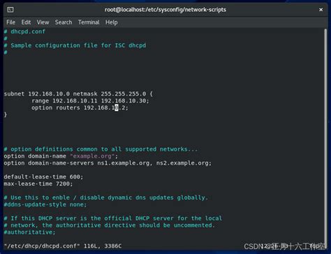 Linux Centos Dhcp Centos Dhcp Csdn