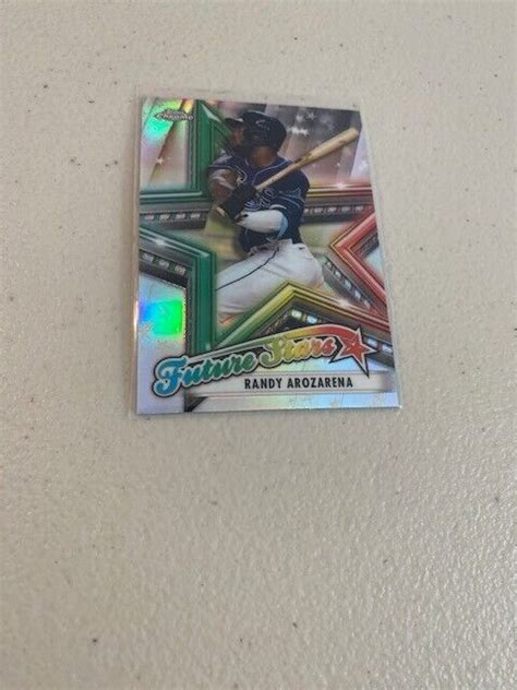 Randy Arozarena Topps Chrome Fs Future Stars Refractor Tampa