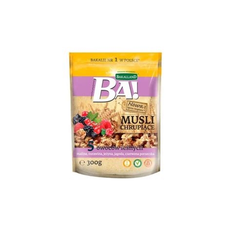 Bakalland Ba Crunchy Muesli Forest Fruits And Honey Grandiose Ae