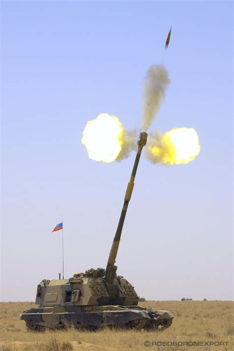 Самоходная гаубица 2С19М1-155 «Мста-С» на испытаниях в Индии Military ...