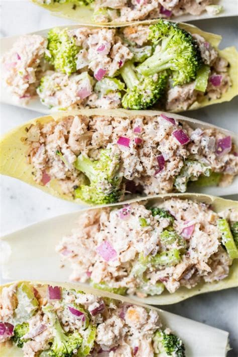 Tuna Salad Endive Wraps - Tuna Salad Endive Wraps