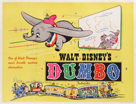 Dumbo (1941) movie poster | Walt disney cartoons, Disney posters, Film ...