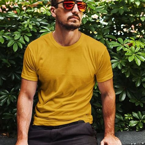 20 Colors 100 Cotton Bio Washed 180 GSM Plain Cotton T Shirt At Rs 160