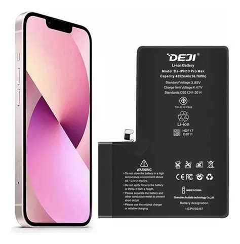 Bateria Deji Para iPhone 13 Pro Max 4352mah Frete grátis