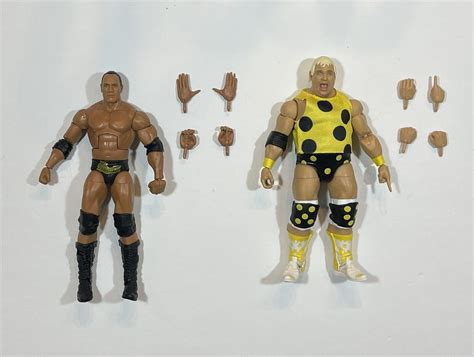 WWE Elite Wrestlemania 2023 Dusty Rhodes The Rock NO Ubuy India