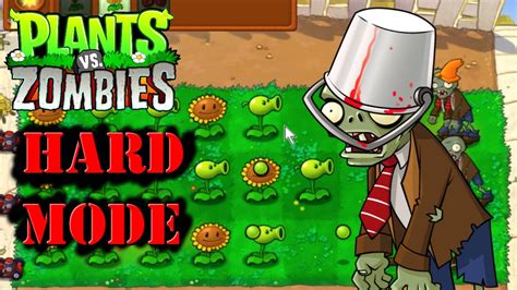 Plants Vs Zombies HARD MODE Part 1 YouTube