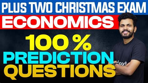 Plus Two Christmas Exam Economics 100 Question Prediction