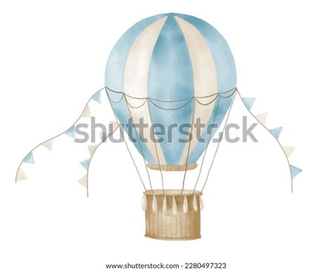 5 320 Watercolor Hot Air Balloon Images Stock Photos 3D Objects Vectors Shutterstock