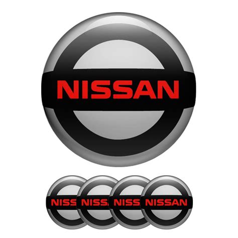 Nissan Wheel Silicone Emblems Center Cap Modern Style | Wheel Emblems ...