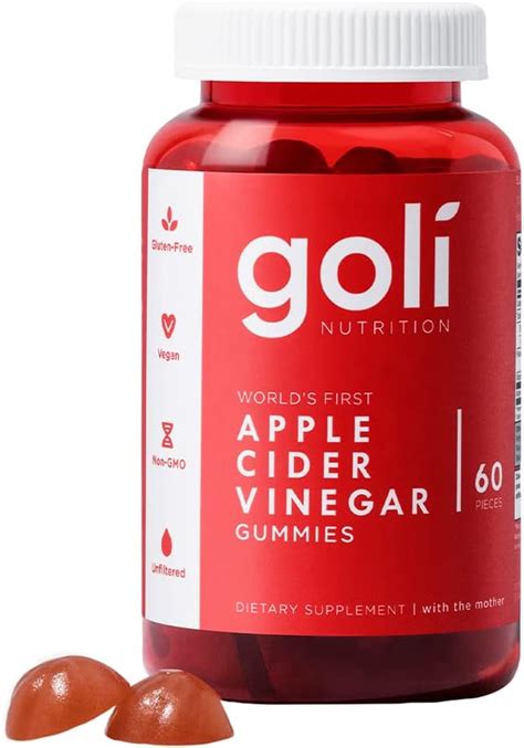 Goli Apple Cider Vinegar Gummies 60pcs Buy Online At Best Price In Uae