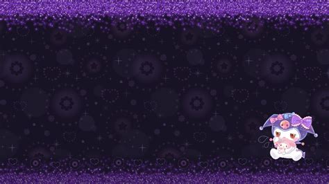 Kuromi Pattern Wallpaper