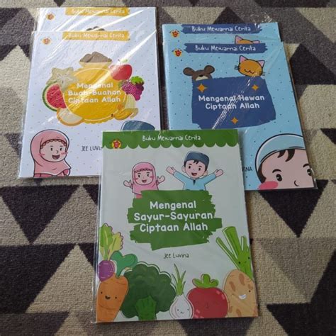 Jual Buku Mewarnai Cerita Mengenal Buah Buahan Mengenal Sayur