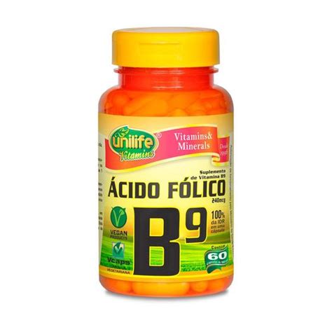 Vitamina B Cido F Lico C Psulas Unilife Betacaroteno