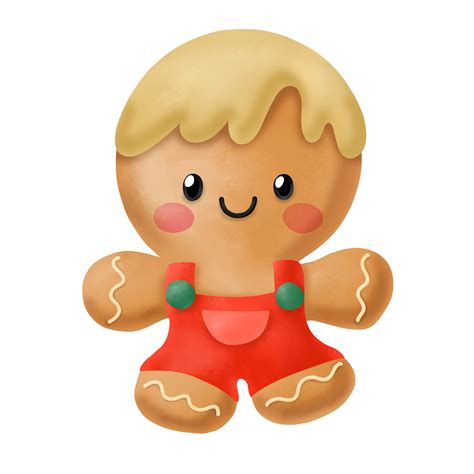 Lebkuchen Aquarell Clipart Frohe Weihnachten 11997187 PNG