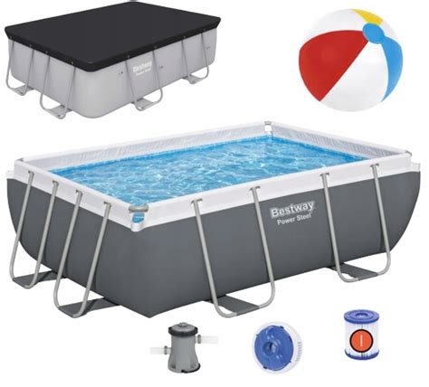BASEN STELAŻ. BESTWAY 56629 282x196x84 cm +POKRYWA (56629) • Cena ...