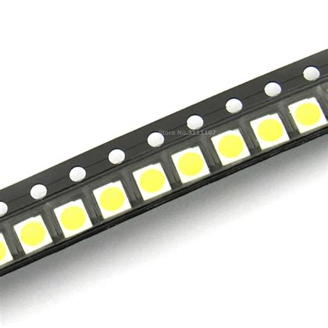 200 Unids Lote Diodo De Luz Blanca 1210 SMD LED Super Brillante 3528