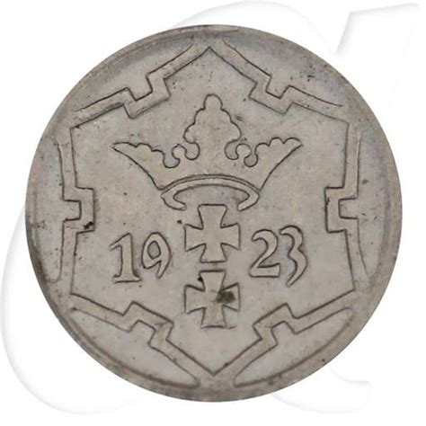 Pfennig Wappen Danzig Ss