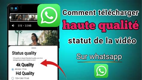 Comment T L Charger Le Statut Vid O De Haute Qualit Dans Whatsapp