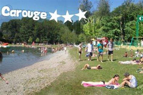 Campingplatz Camping Du Lac De Carouge In Auvergne Rhone Alpen