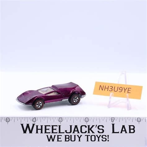 Tri Baby Spectraflame Magenta Redline Hot Wheels Mattel Vintage Rl Nice Wheeljack S Lab