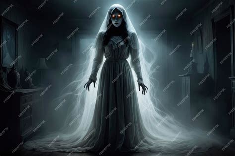 Premium AI Image | ghost woman