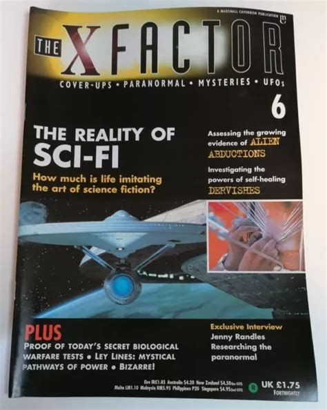 Magazine The X Factor Magazine 6 Marshall Cavendish 1990s Ufo